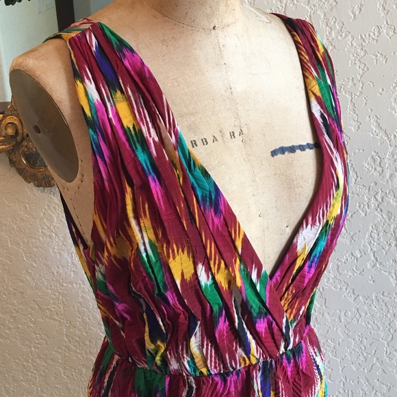 ALICE + OLIVIA ALAMEDA Ikat Tribal Wave Dress - Picture 4 of 9